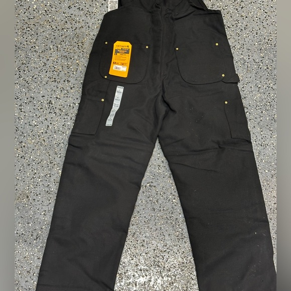 Carhartt mens Loose Fit Washed Duck Insulated Bib Overall SIZE XXL - Picture 3 of 6